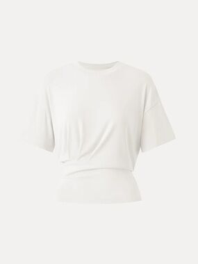 NWT OGL Sandwashed Crewneck Short Sleeve Tucked Tee in xl